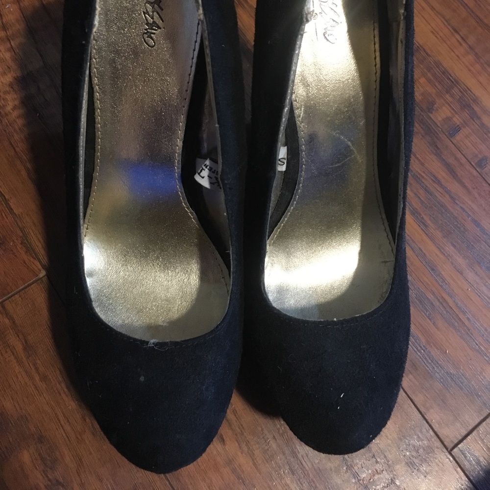 Faux Suede wedges